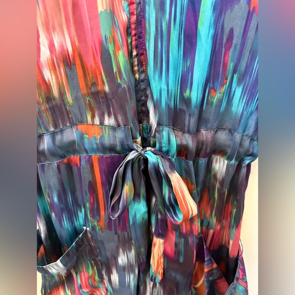 BCBGMaxAzria Multi Color Revolve Jumpsuit Size Small - Picture 2 of 5